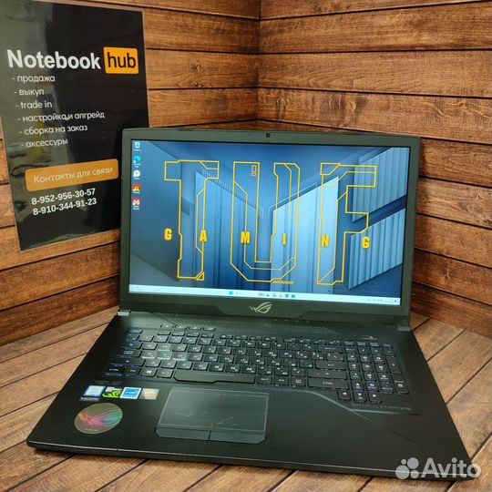 Мощный Ноутбук Asus ROG strix 17.3 144Hz/Core i7/2