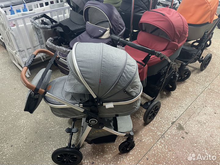 Коляски трансформеры, 2в1, 3в1 v9 Luxmom