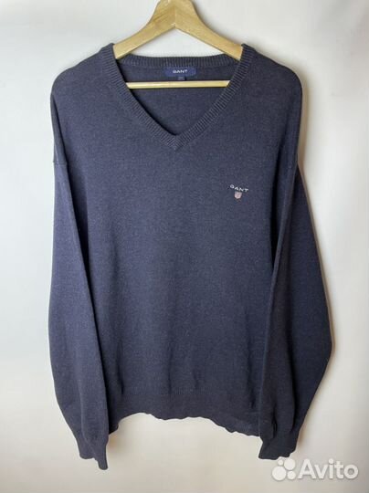 Свитер Gant 2XL Cottons Sweater V Neck