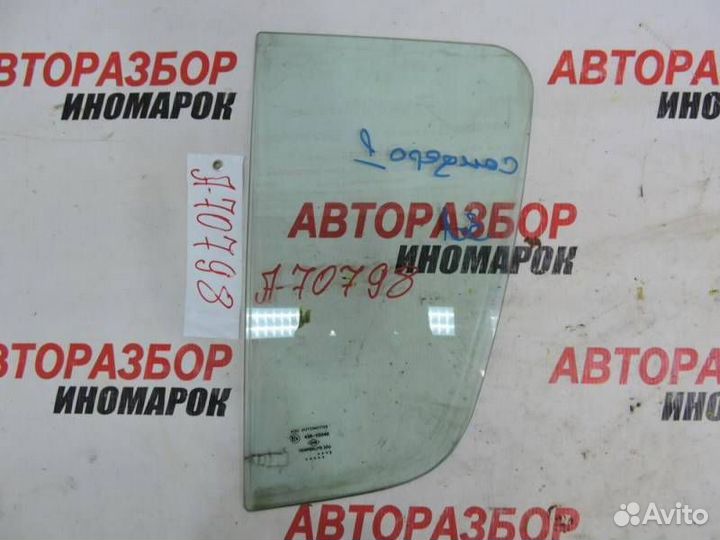 Стекло двери задней левой форточка Renault Sandero