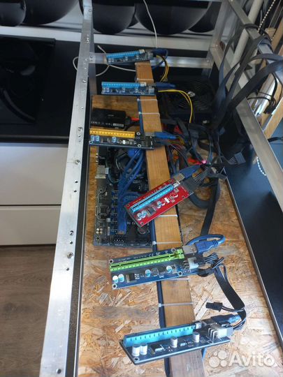 Тушка для майнинга на 6 карт