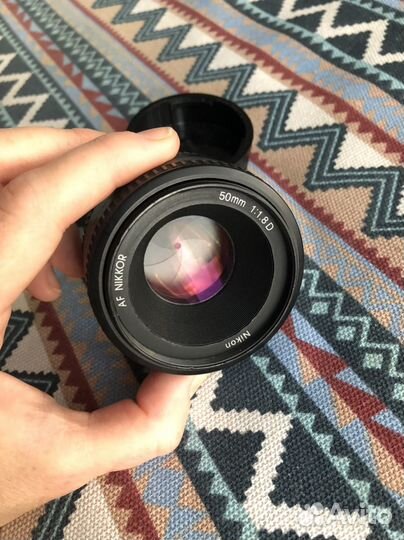 Объектив nikon 50mm 1.8d