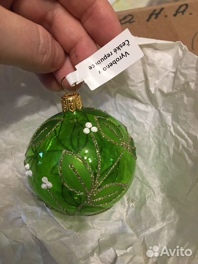 Елочные игрушки стекло