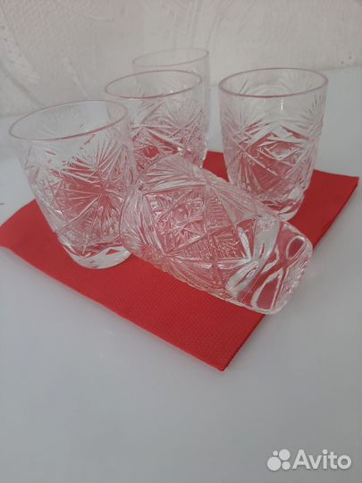 Стопка рюмки хрусталь