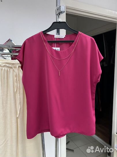 Блузка шелковая 42 44 46 48