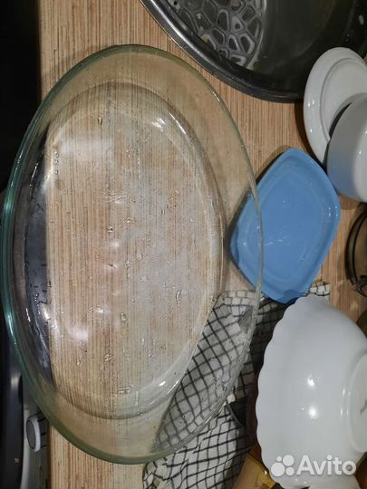 Форма для запекания стекло жаропрочное овальная