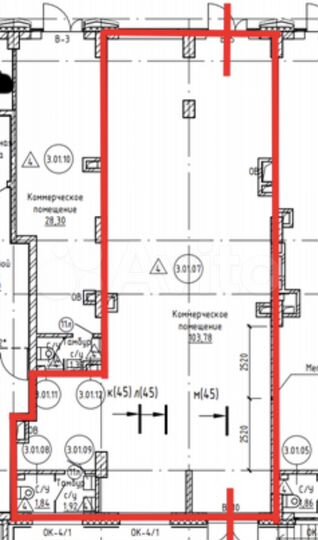 Торговая площадь, 103.8 м²