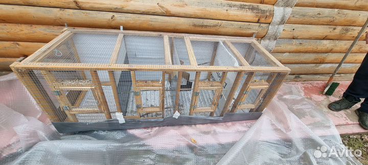 Вольер на 4 птенцов
