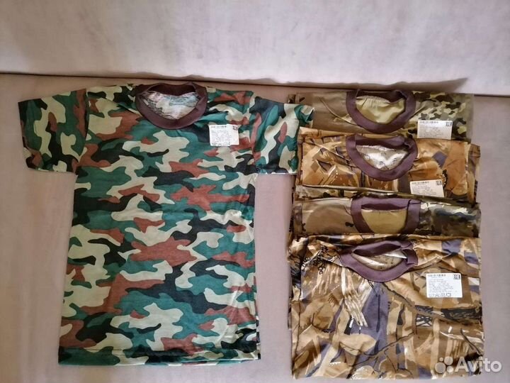 Футболка детская камуфляжная новая
