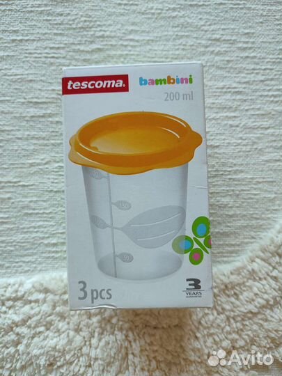 Контейнер для детского питания 3 шт. Новый.Tescoma