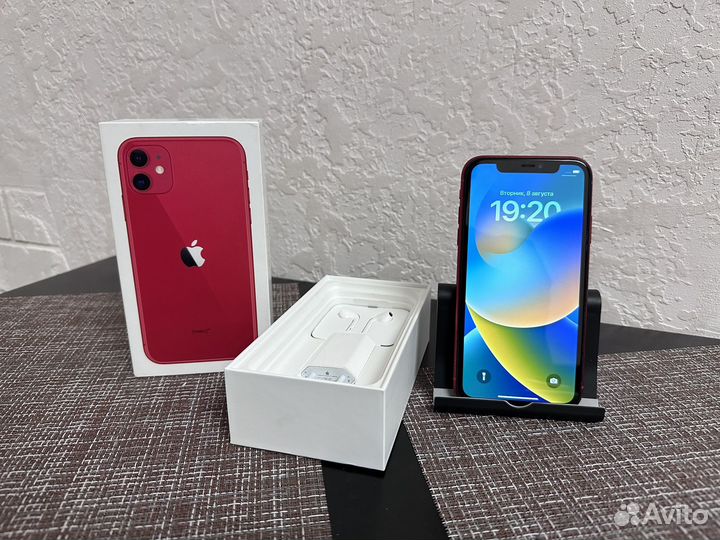 iPhone 11 64 Gb Red Ростест