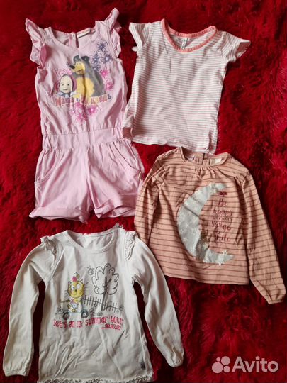 Детские вещи пакетом для девочки98