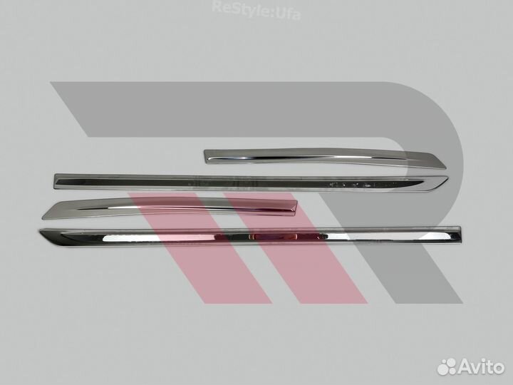 Молдинги дверей Lexus NX200 Хром