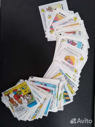 Вкладыши от жвачки TipiTip, Patbom и Ask Melegi