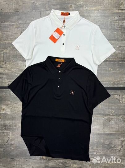 Футболка поло мужское hermes