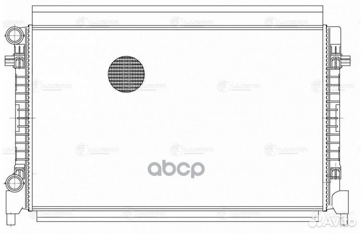 Радиатор основной luzar LRc 1851 LRC1851 luzar