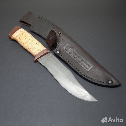 Нож охотничий таганай зоз златоуст stonewash сатин