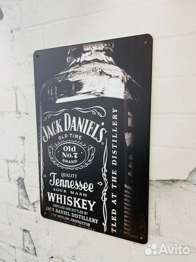 Декор на стену табличка Jack Daniels