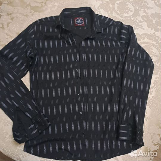 Рубашка мужская xl с длинным рукавом