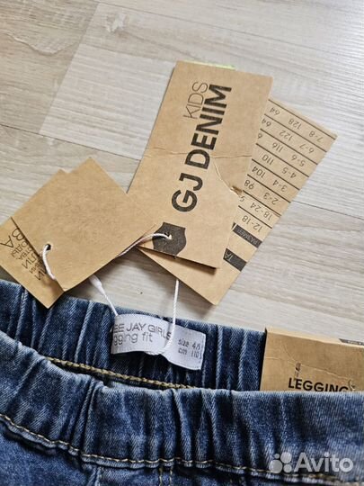 Джинсы легинсы для девочки 110 р