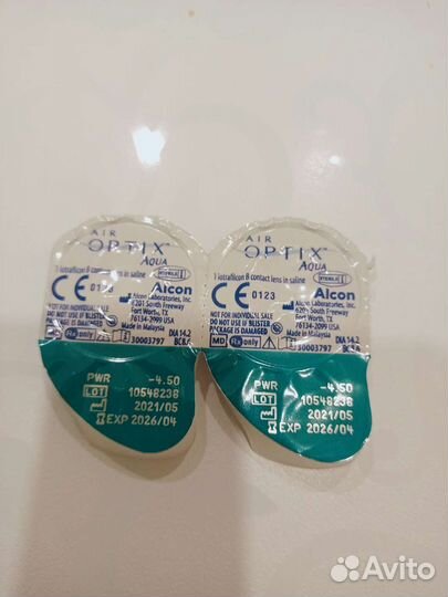 Линзы Air Optix Aqua