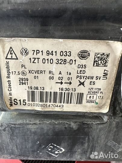 Фара фольксваген туарег NF