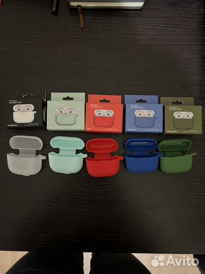 Чехол на наушники для AirPods коробках