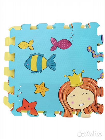 Коврик-пазл для ползания 0+