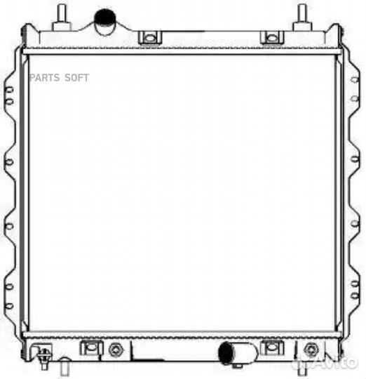 Радиатор охлаждения Крайслер пт Крузер