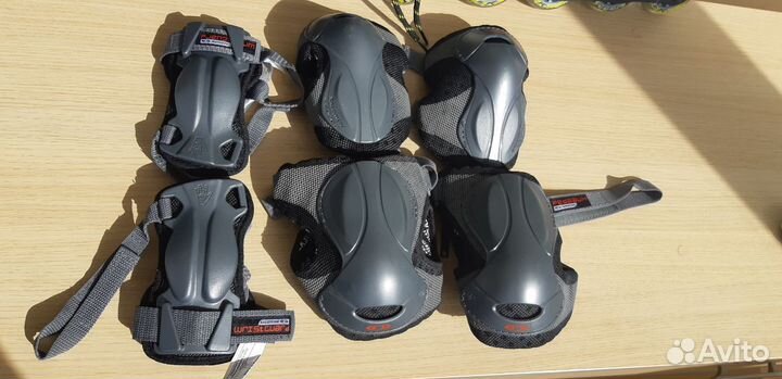 Роликовые коньки salomon junior новые +защит 30-34