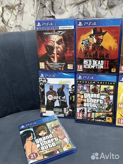 Новые диски для PS4