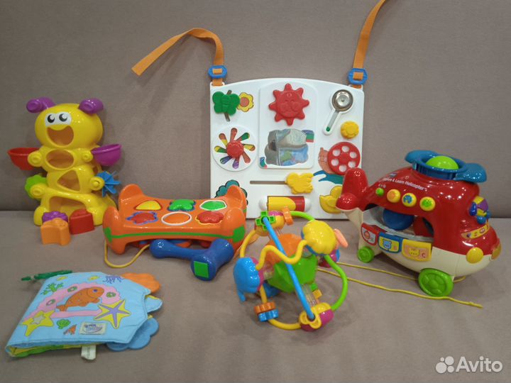 Развивающие игрушки для малышей, машины, домики