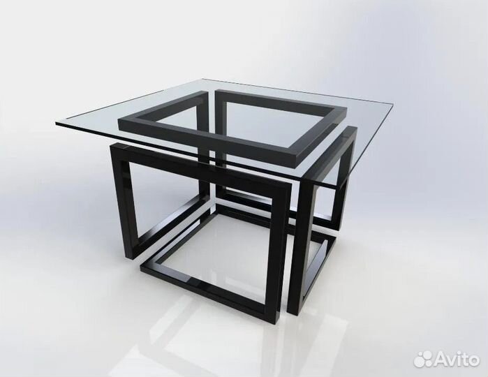 Журнальный столик loft