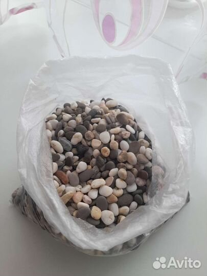 Грунт для аквариума на 25 литров, камешки