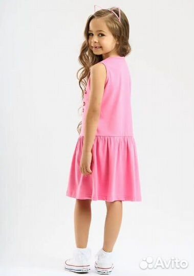 Платье для девочки летнее детское без рукавов