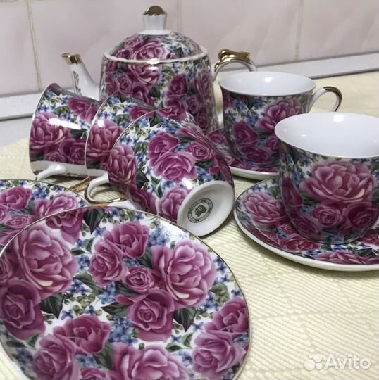 Сервиз фарфоровый чайный, гдр