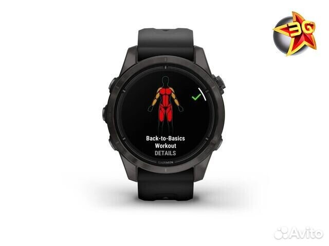 Часы Garmin epix Pro (Gen 2) Sapphire 42 mm Carbon