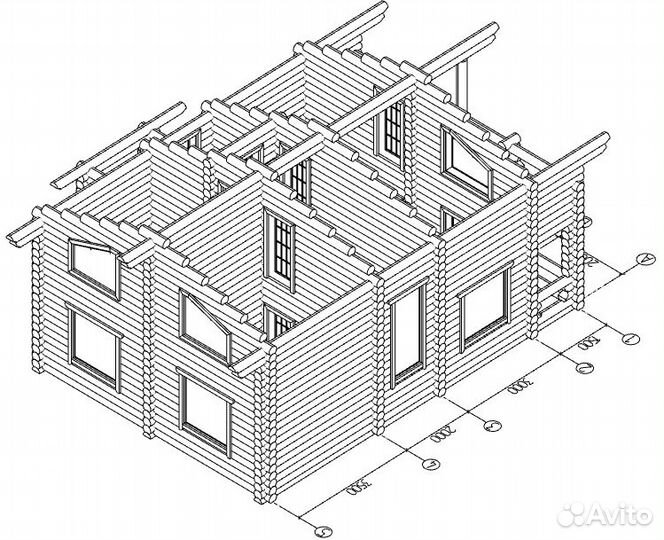 Дома из оцилиндрованного ревна. Проекты и цены