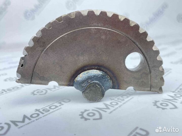 Вал кикстартера 10 с сектором двиг.4х такт.корот