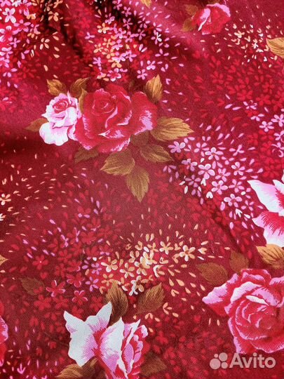 Ткань натуральный шелк СССР