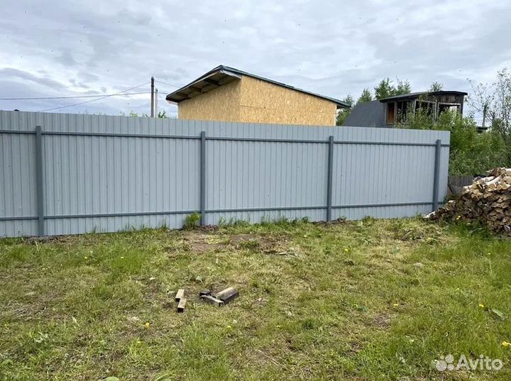 Забор из профнастила