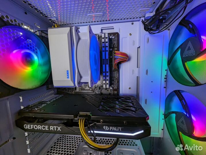 Игровой компьтер Ryzen 5 5500/RTX 4060/16Gb