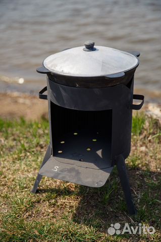 Комплект печь и казан на 8 литров