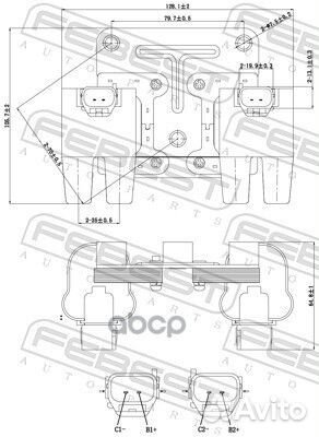 Катушка зажигания 10640-003 Febest