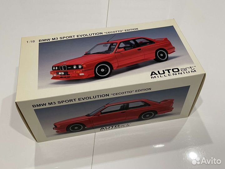 BMW E30 M3 1:18 Autoart Evolution 