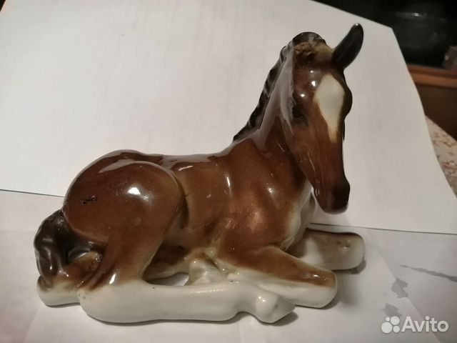 Статуэтка из фарфора жеребенок СССР