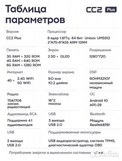 Магнитола teyes CC2 Plus