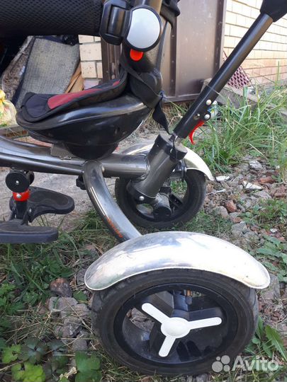 Велосипед коляска с ручкой