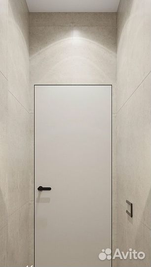 Скрытые межкомнатные двери под покраску