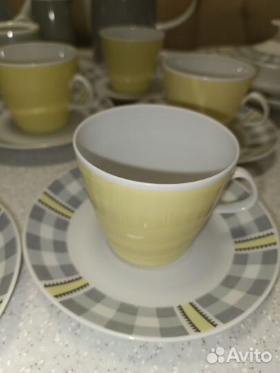 Фарфоровый сервиз Lichte, ГДР на 6 персон